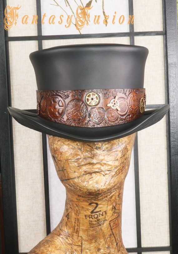 Steampunk Top Hat // Mechanical Time 