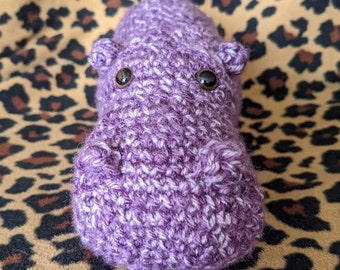 Crochet Hippo Plush