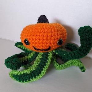 PATTERN ONLY Crochet Octi-Pumpkin (Octopus Pumpkin)