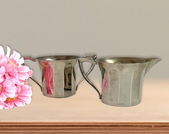 Sugar Creamer Vintage Edison Hotpoint 2 Pc Set - Retro Serving Accents Mid century - Kitchen Serving Dining Model Y155P9