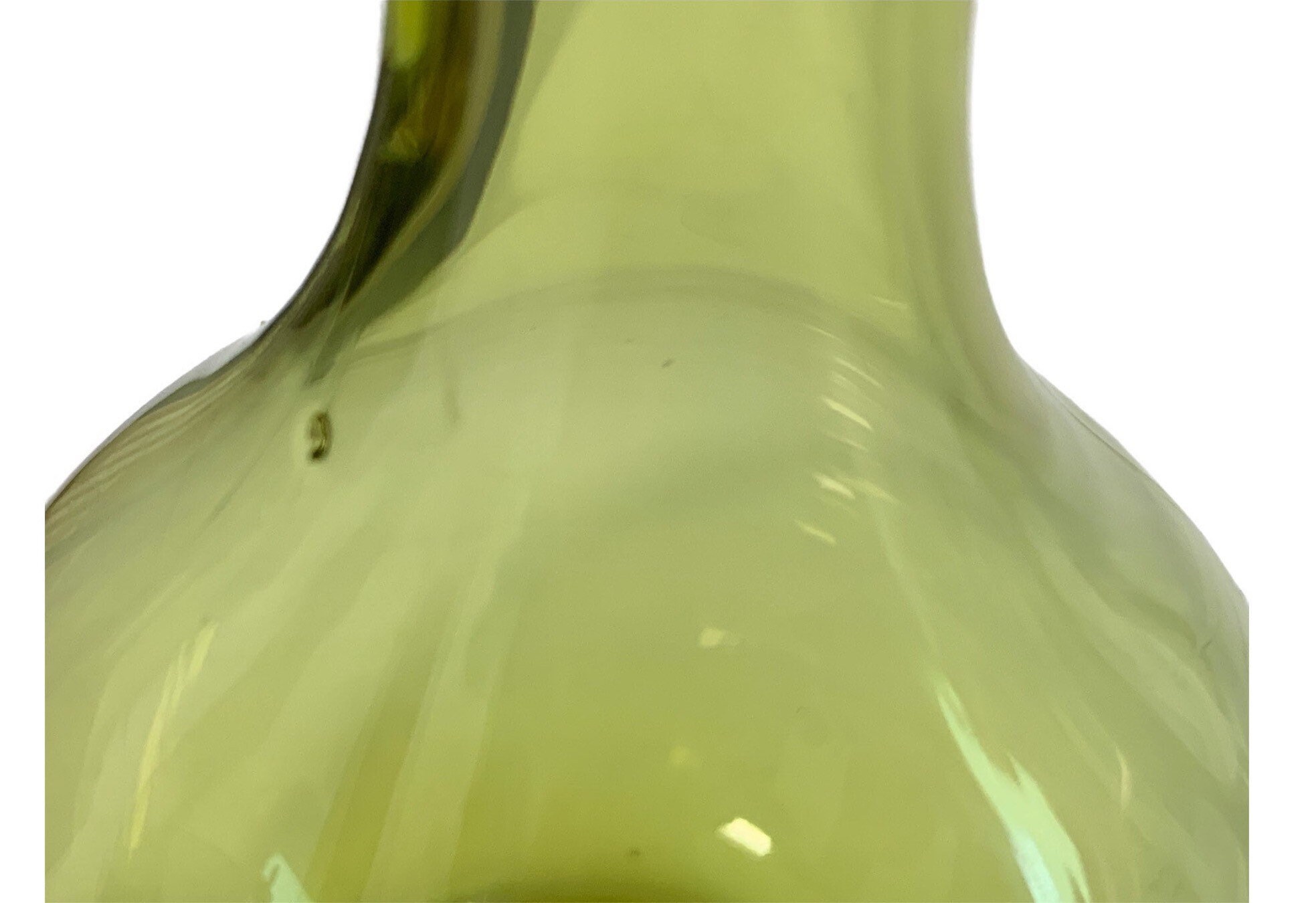 Vintage Green Jamestown Bottle Dated 1957 Reto Mid century Home Decor