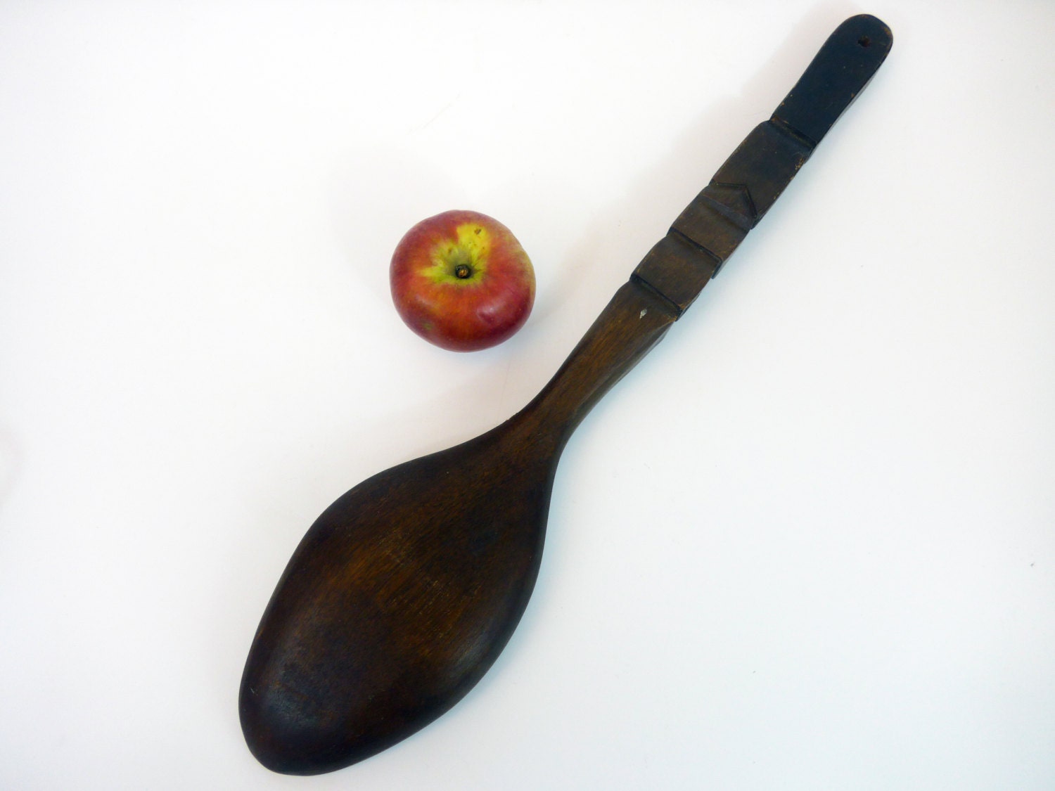 Retro Oversized Wooden Spoon Wall Decor Vintage LARGE Size Mid