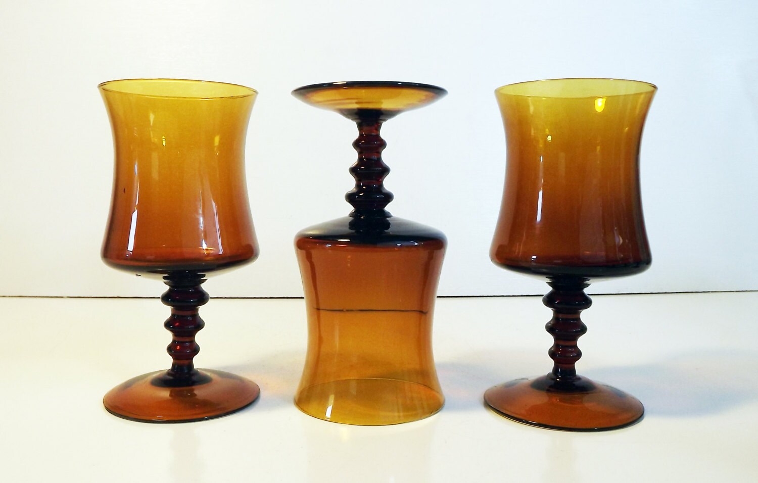 5 Large Richmond Coffee by Colony Wine / Water Glasses Set of 5