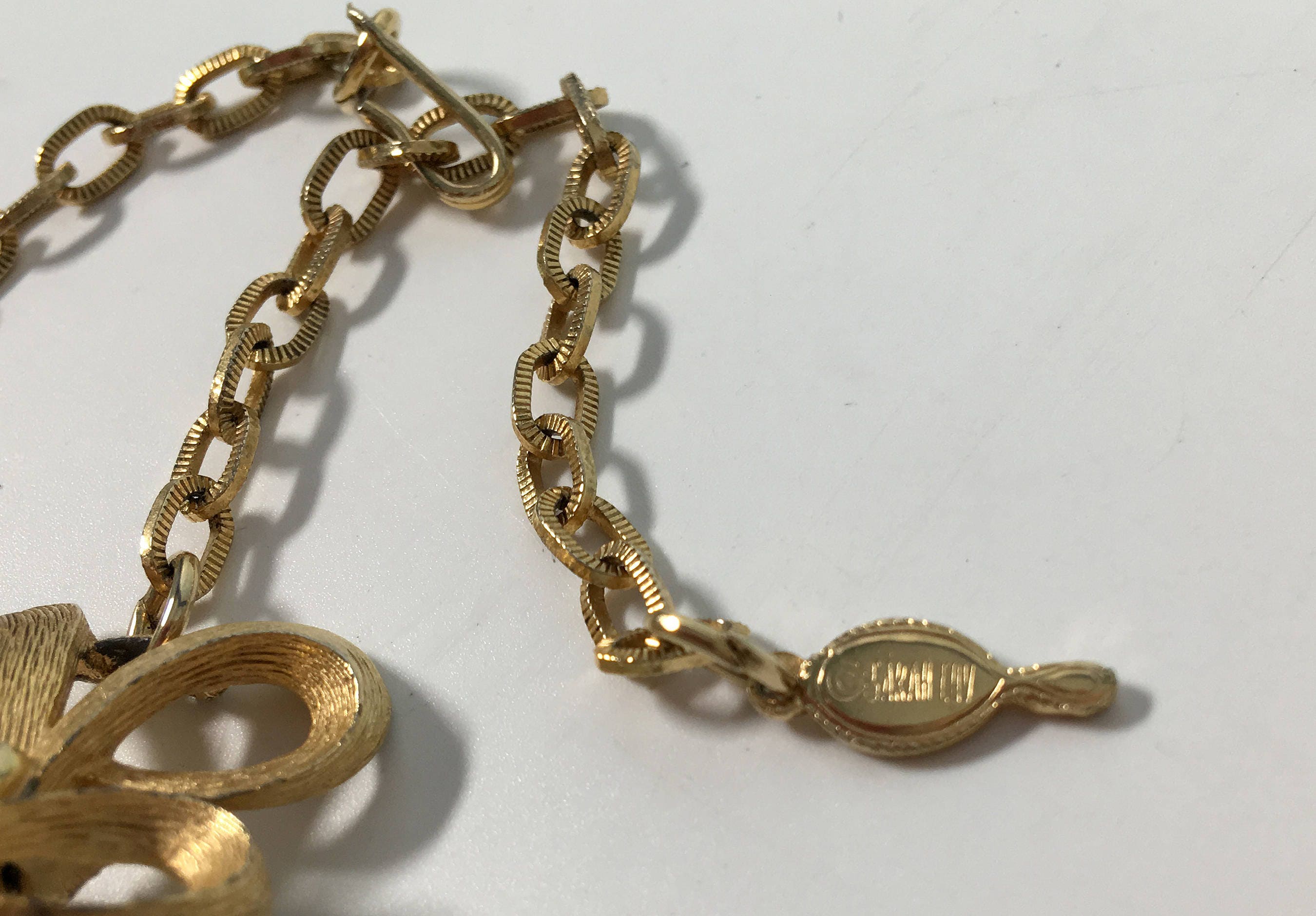 Vintage Sarah Coventry Golden Braid Choker Necklace - Retro Gold Tone ...