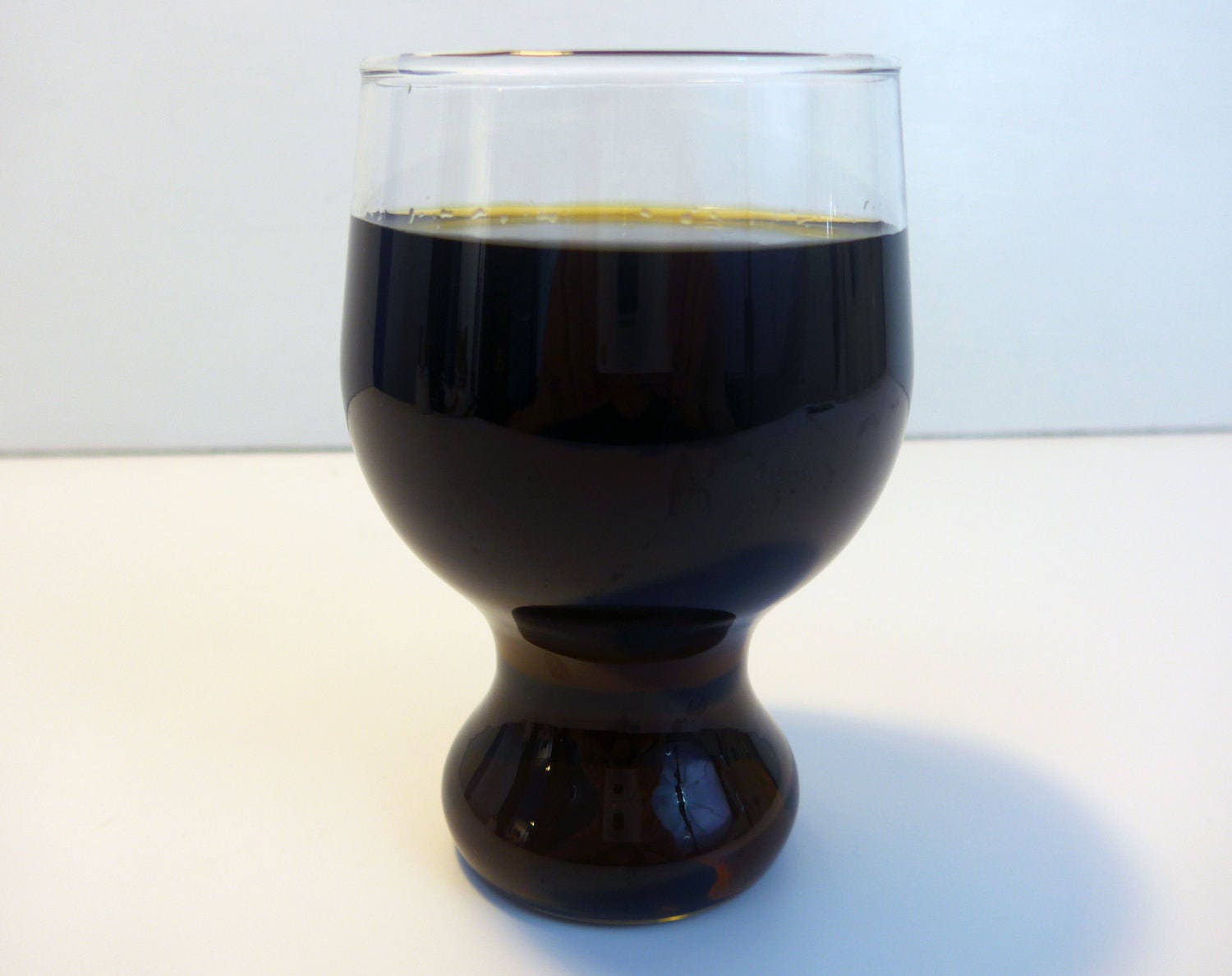 Set of 4 Vintage Federal Glass Beer Glasses Retro Steiners Clear 16