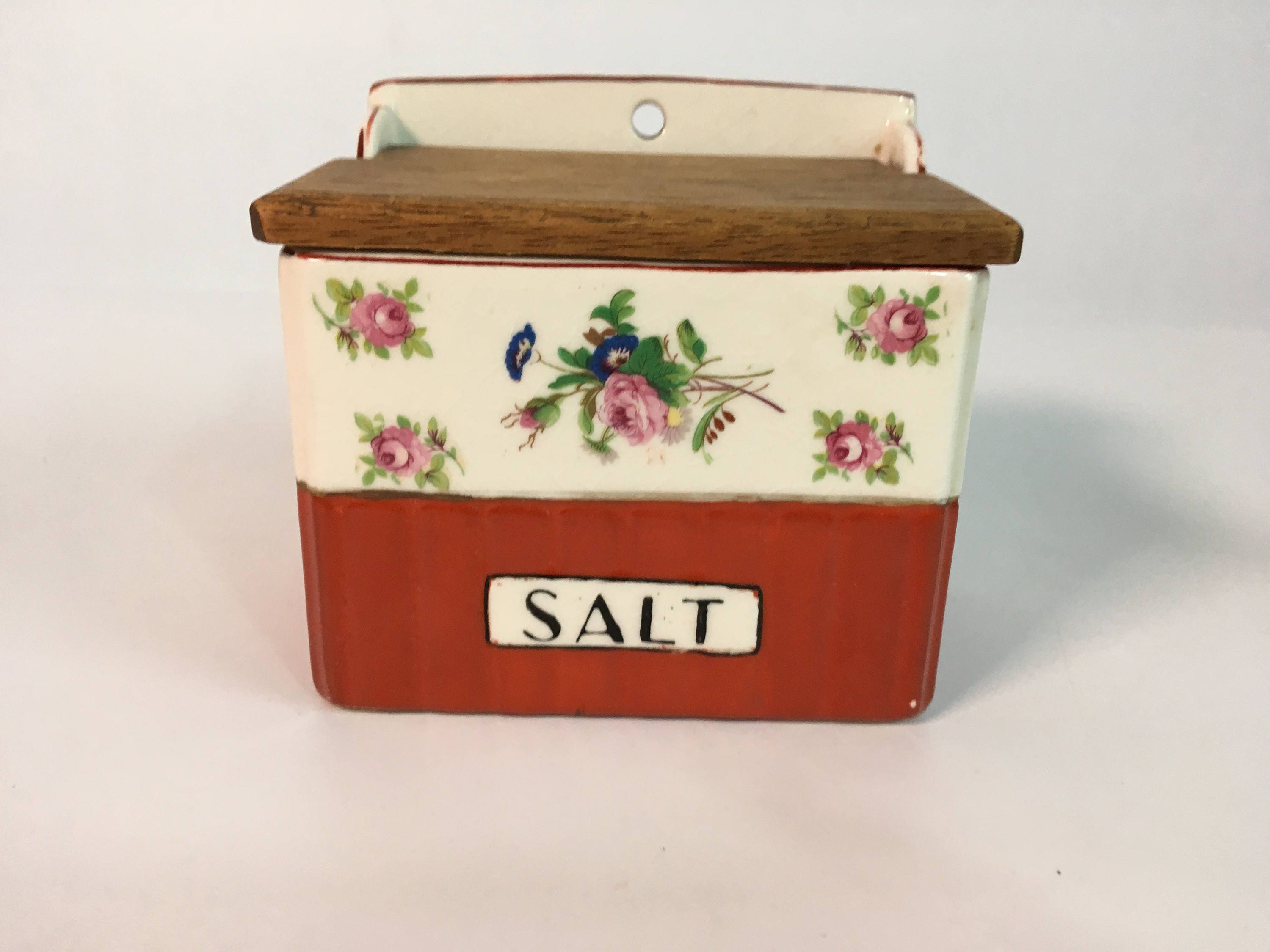1950年 sel箱 塩保存容器 砂時計付き 壁掛け 木製　フランスヴィンテージ Antique French Wooden Salt Box | eBay