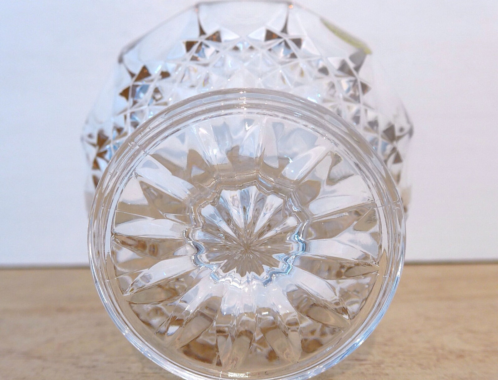 Vintage Lead Crystal Glass Bowl with 24K Gold Trim Cristal Etsy