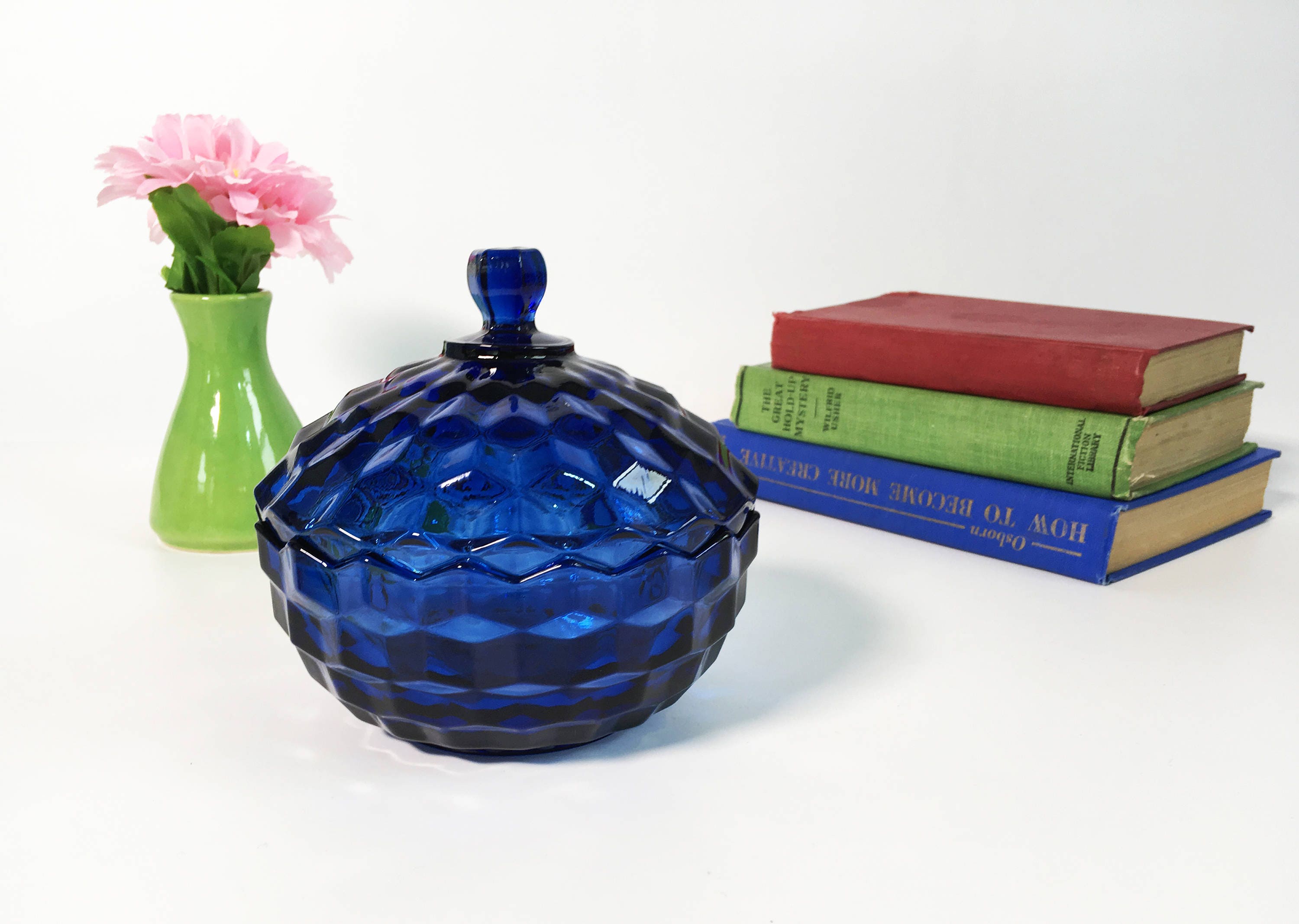 Featured image of post Vintage Cobalt Blue Glass Jars