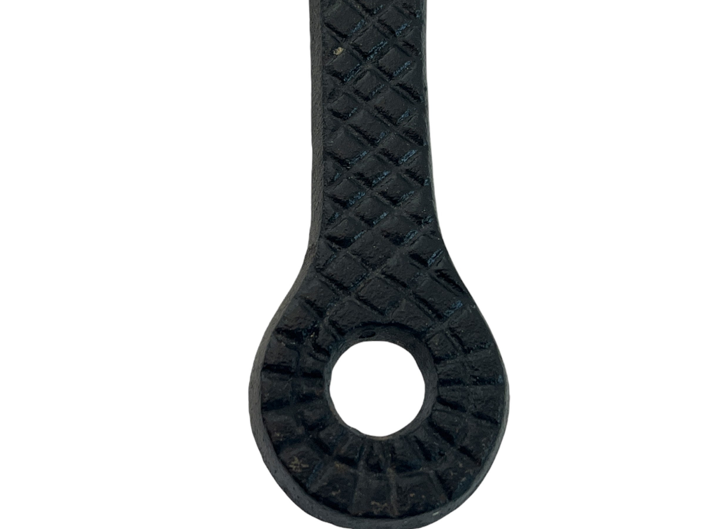 Vintage Black Cast Iron Trivet American Eagle Stamped 1727