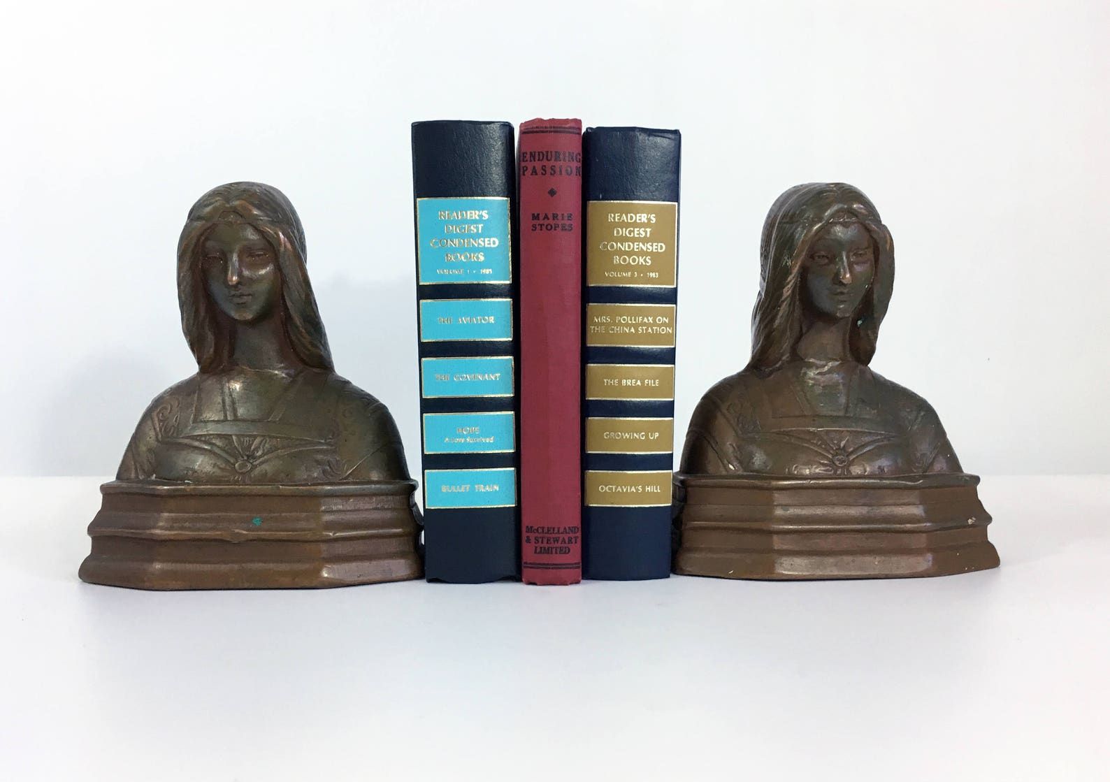 Vintage / Antique Copper Bookends Beatrice From Dante Inferno Etsy