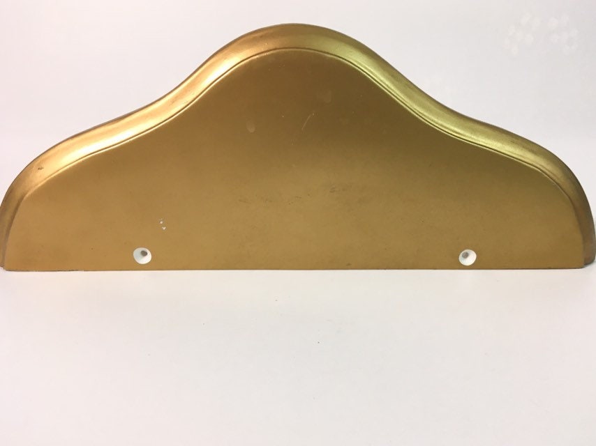Vintage Gold Mid Century Shelf Shabby Chic Gold Ornate Shelf