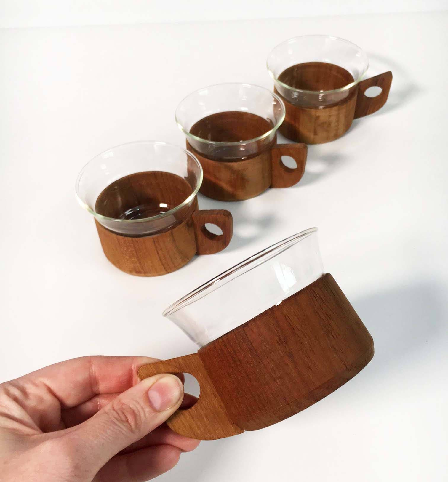 Drink & Barware Schott and Gen Mainz german tea cup set,copper and