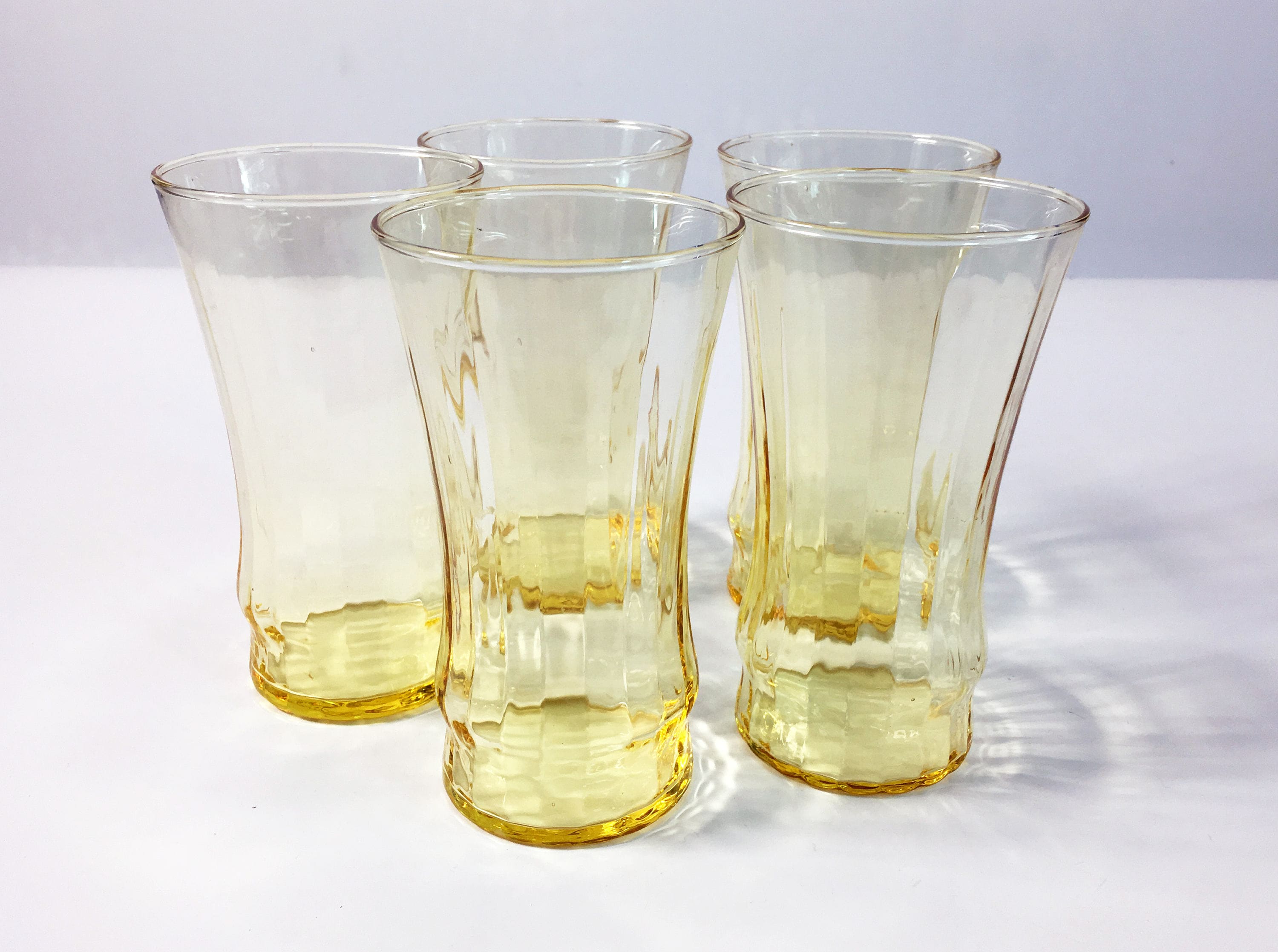 drinking glasses retro