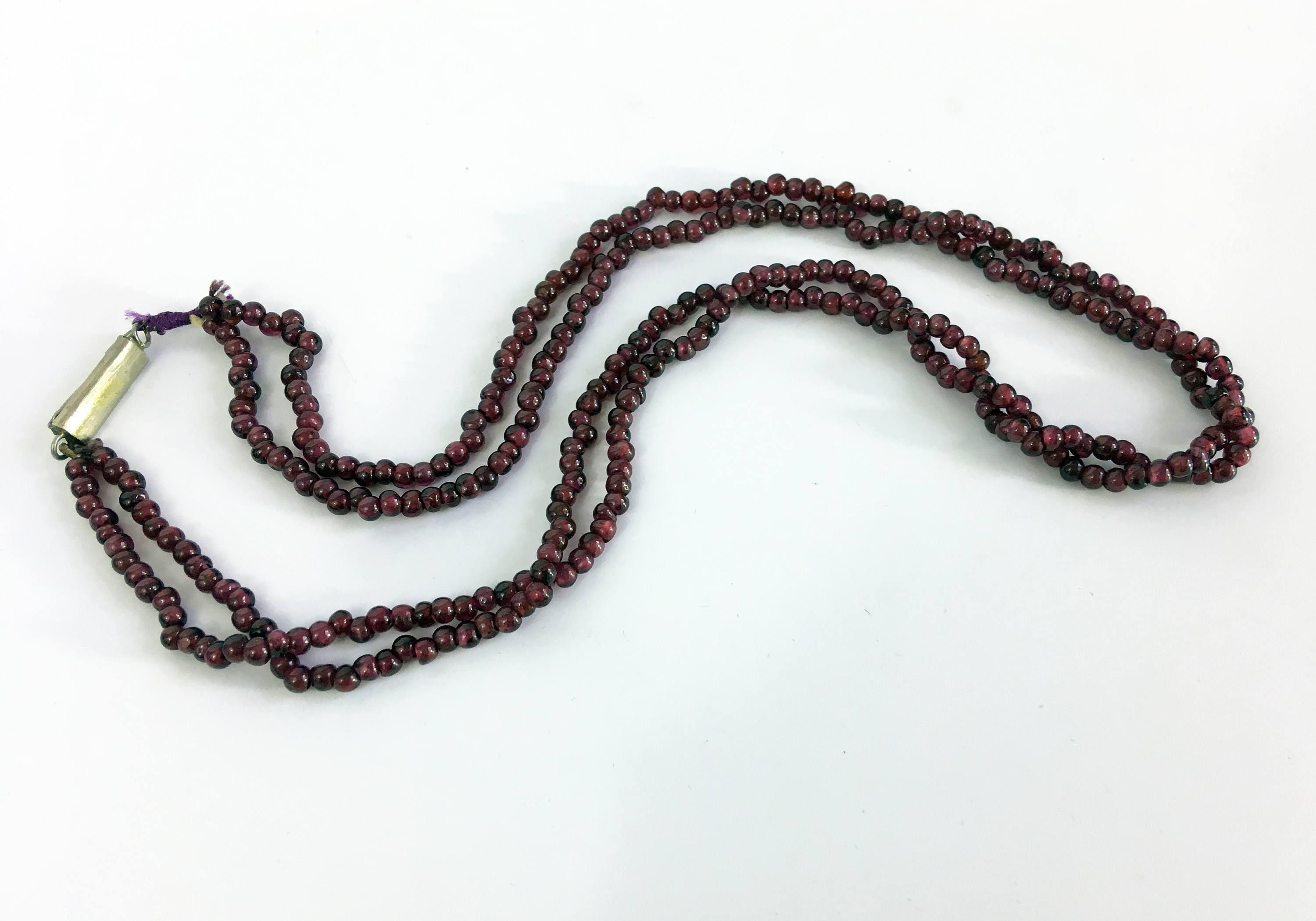 Vintage / Antique Necklace Double Strand Retro Bead