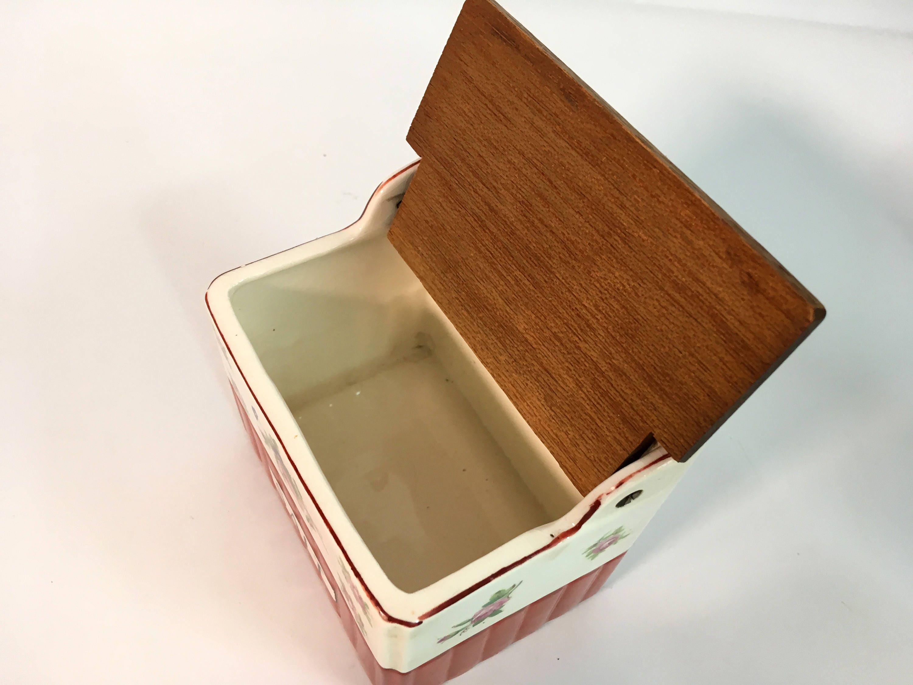 1950年 sel箱 塩保存容器 砂時計付き 壁掛け 木製　フランスヴィンテージ Antique French Wooden Salt Box | eBay
