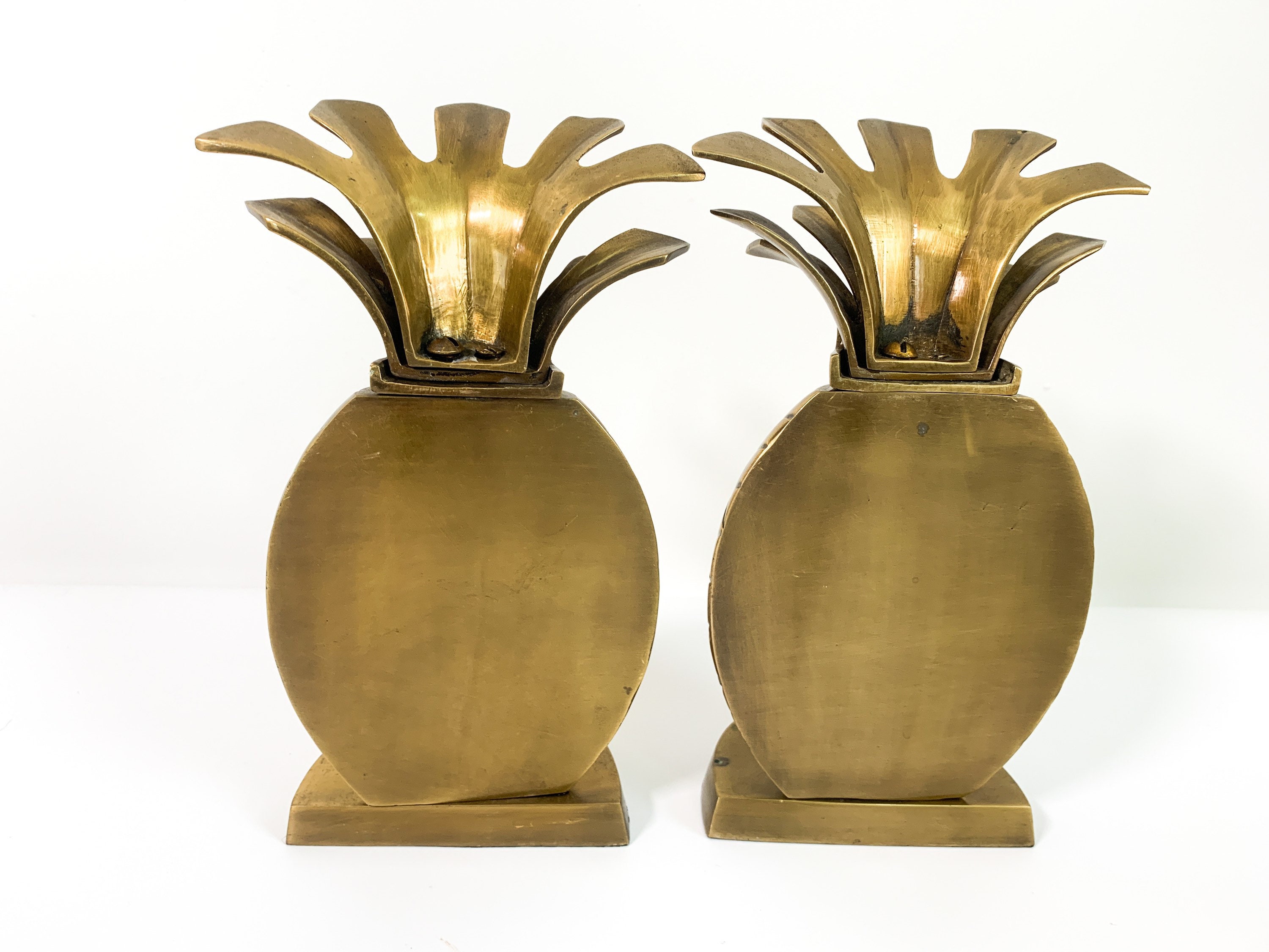 brass pineapple bookends brass pineapple bookends
