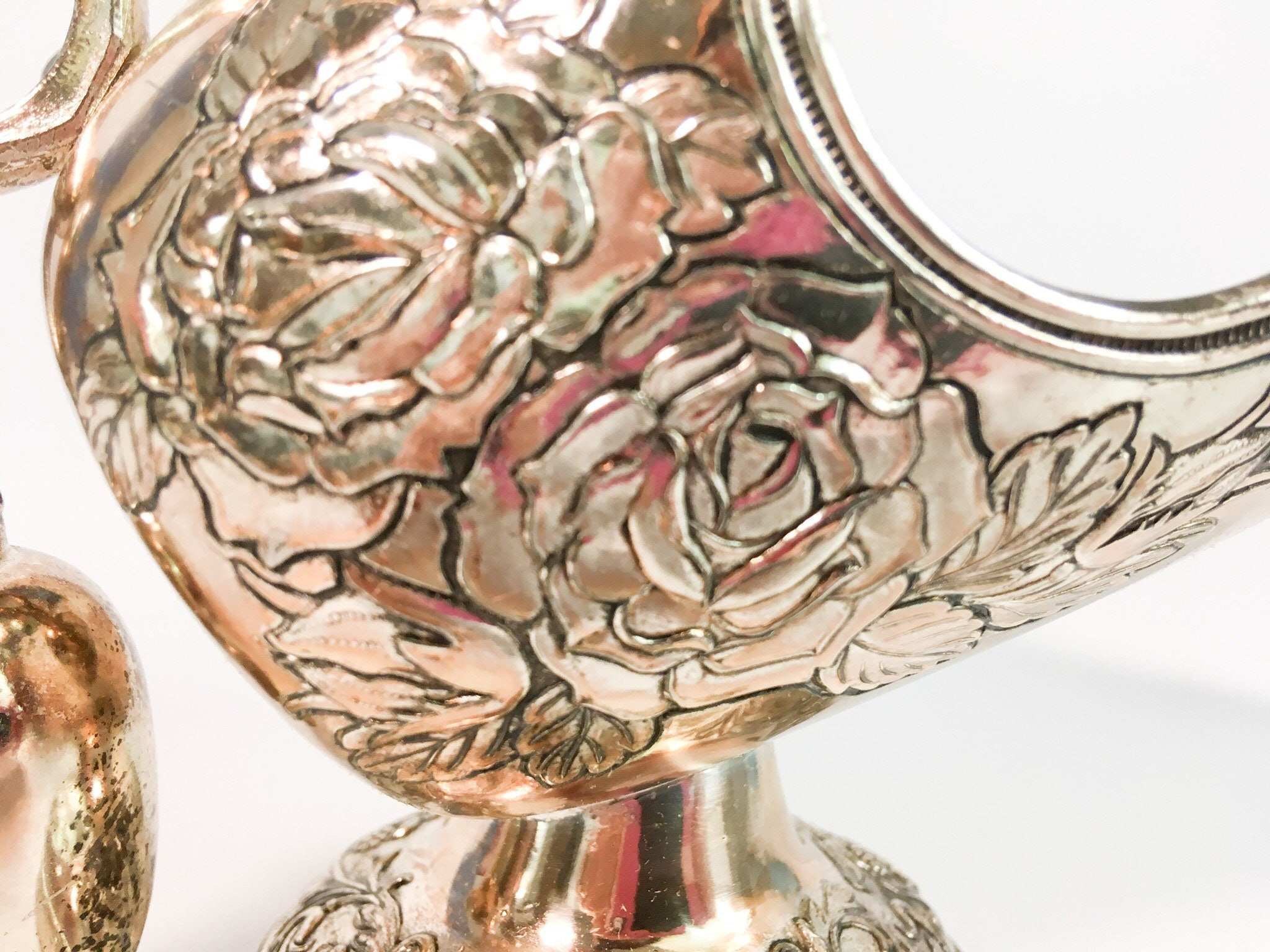 Vintage Sugar Scuttle With Scoop - Silverplate Sugar Bowl ...