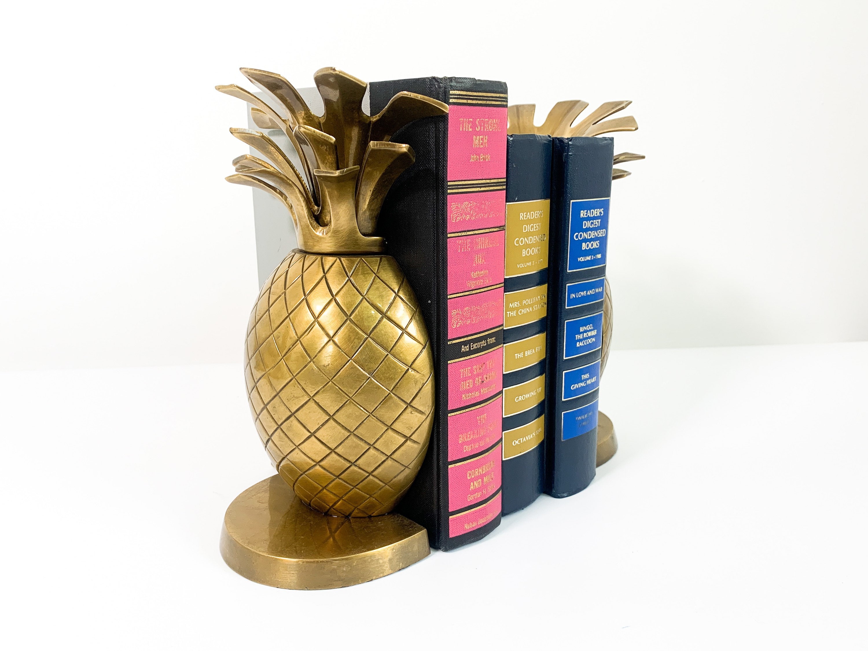 pineapple bookends pineapple bookends