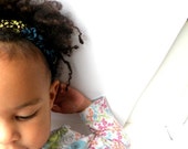 African fabric headband SMALL, ethnic fabric, pattern fabric - children - woman- dreadlocks