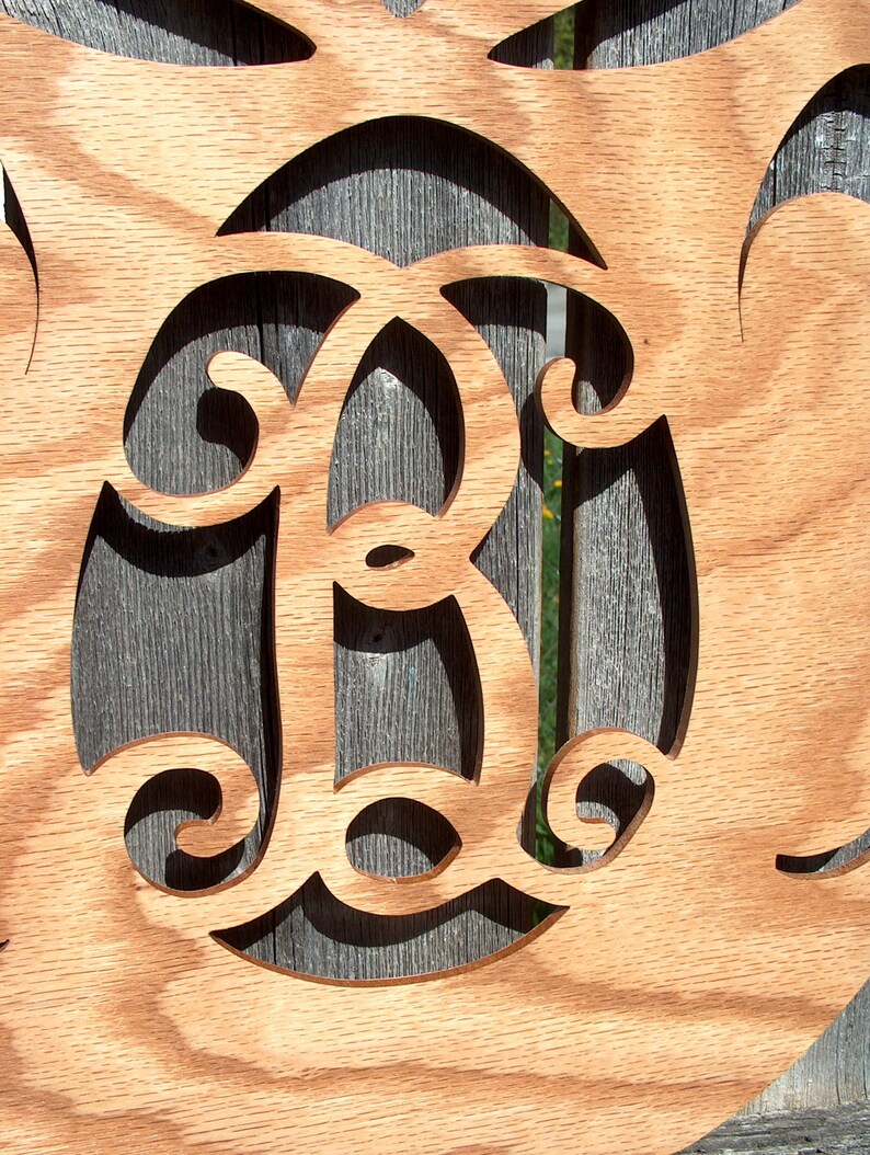 Owl Monogram Wood Sign Personalized Decor Owl Decor Owl Etsy