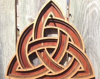 Celtic Knot Decor, Triquetra, Trinity Knot, Celtic Gift, Home Decor, Anniversary Gift, Wedding Gift, Housewarming Gift, Celtic Art, Irish