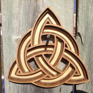 Celtic Knot Decor, Triquetra, Trinity Knot, Celtic Gift, Home Decor, Anniversary Gift, Wedding Gift, Housewarming Gift, Celtic Art, Irish