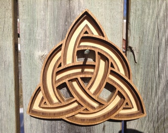 Celtic Knot Decor, Triquetra, Trinity Knot, Celtic Gift, Home Decor, Anniversary Gift, Wedding Gift, Housewarming Gift, Celtic Art, Irish