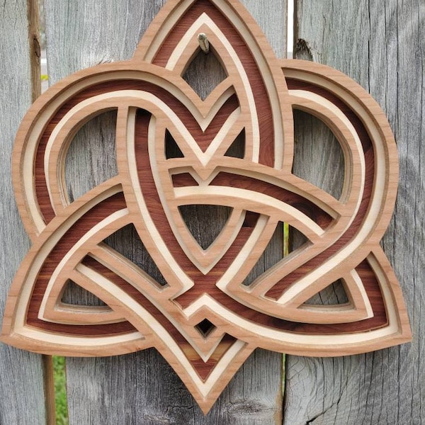 Sisters Celtic Wall Hanging, Ornate Irish Knot, Birthday, Anniversary, Wedding