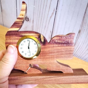 Cat Desk Clock: Whimsical Home Decor image 8