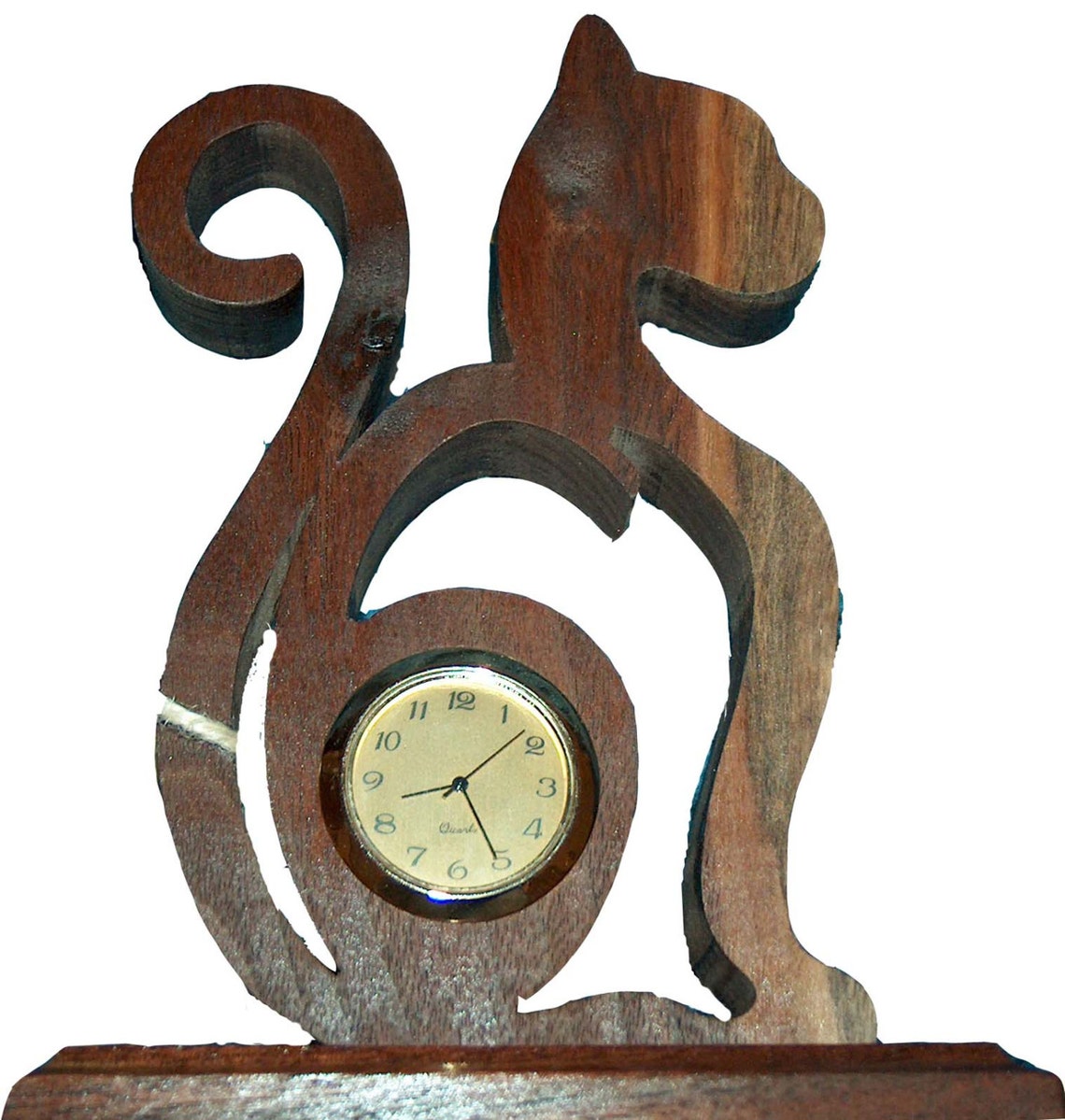 Cat Desk Clock Cat Lover Gift Anniversary Gift Idea Pets Etsy