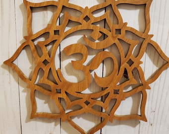 Om Lotus Sign: Yoga Meditation Decor