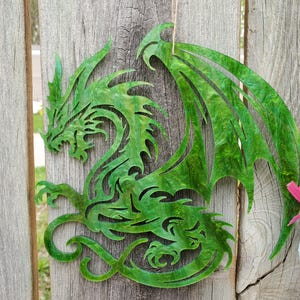 Dragon Wall Decor, Acrylic Dragon Art, Dragon Wall Hanging, Fantasy Art, Dragon Gift, Birthday Gift, Anniversary Gift, Office Decor