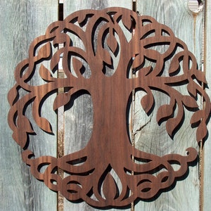 Tree Slice XXL approx 43cm Viking Walhalla Sword Slogan Sign Gift Wood