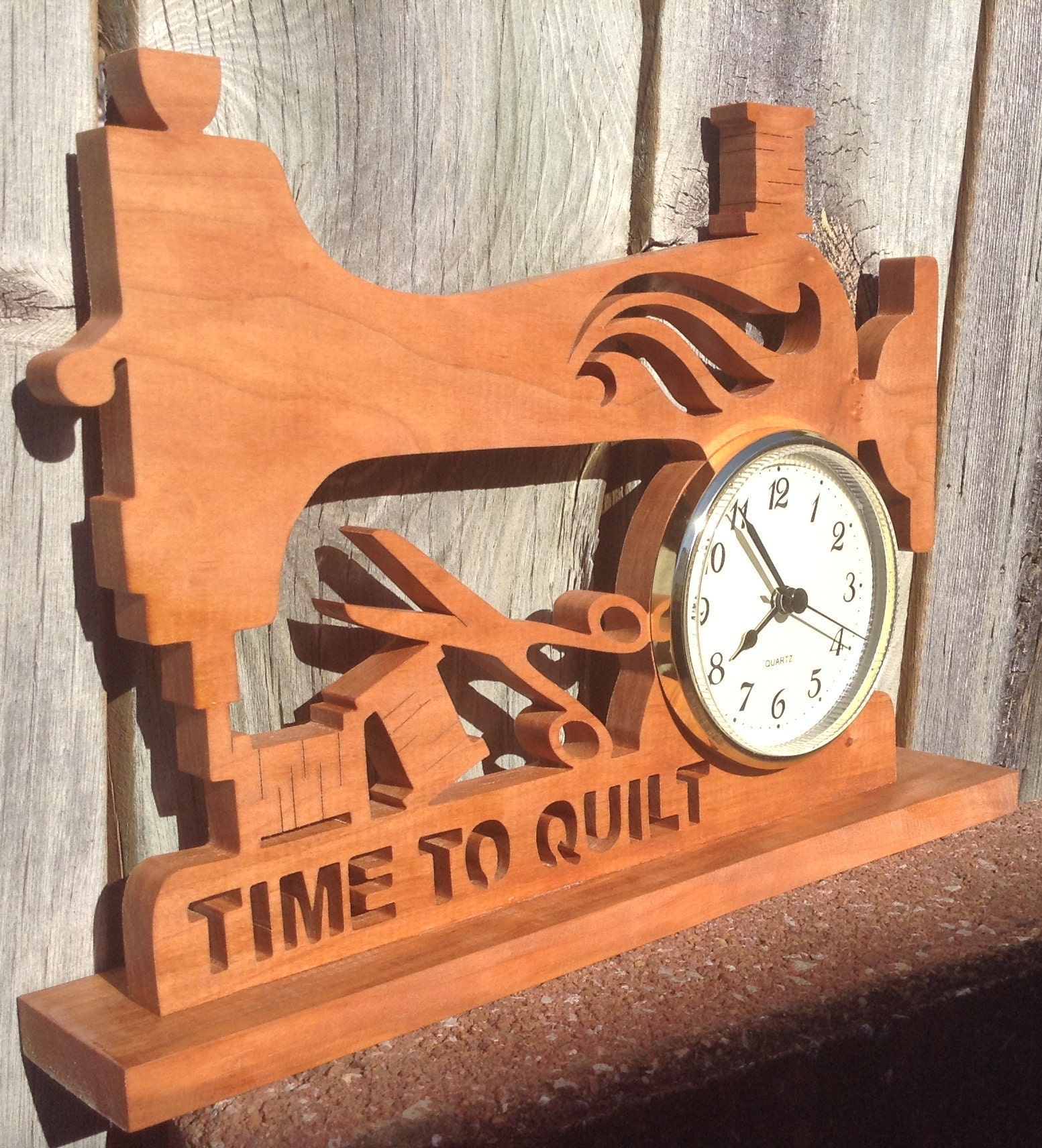 Quilt Clock Sewing Room Decor Craft Room Decor Sewing Etsy