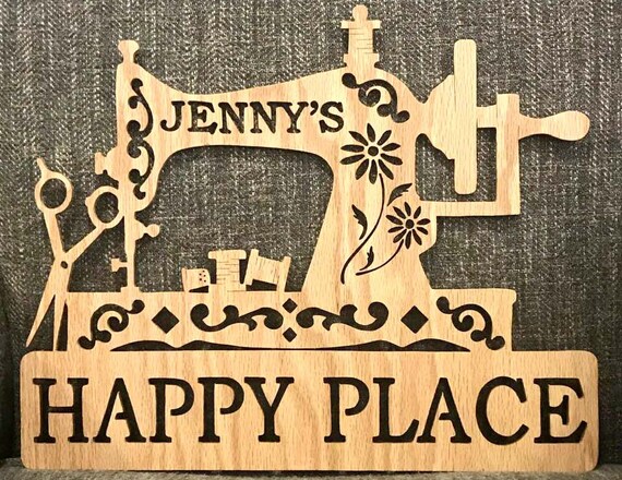 Personalized Sewing Machine Sign Quilting Gift Sewing Gift | Etsy