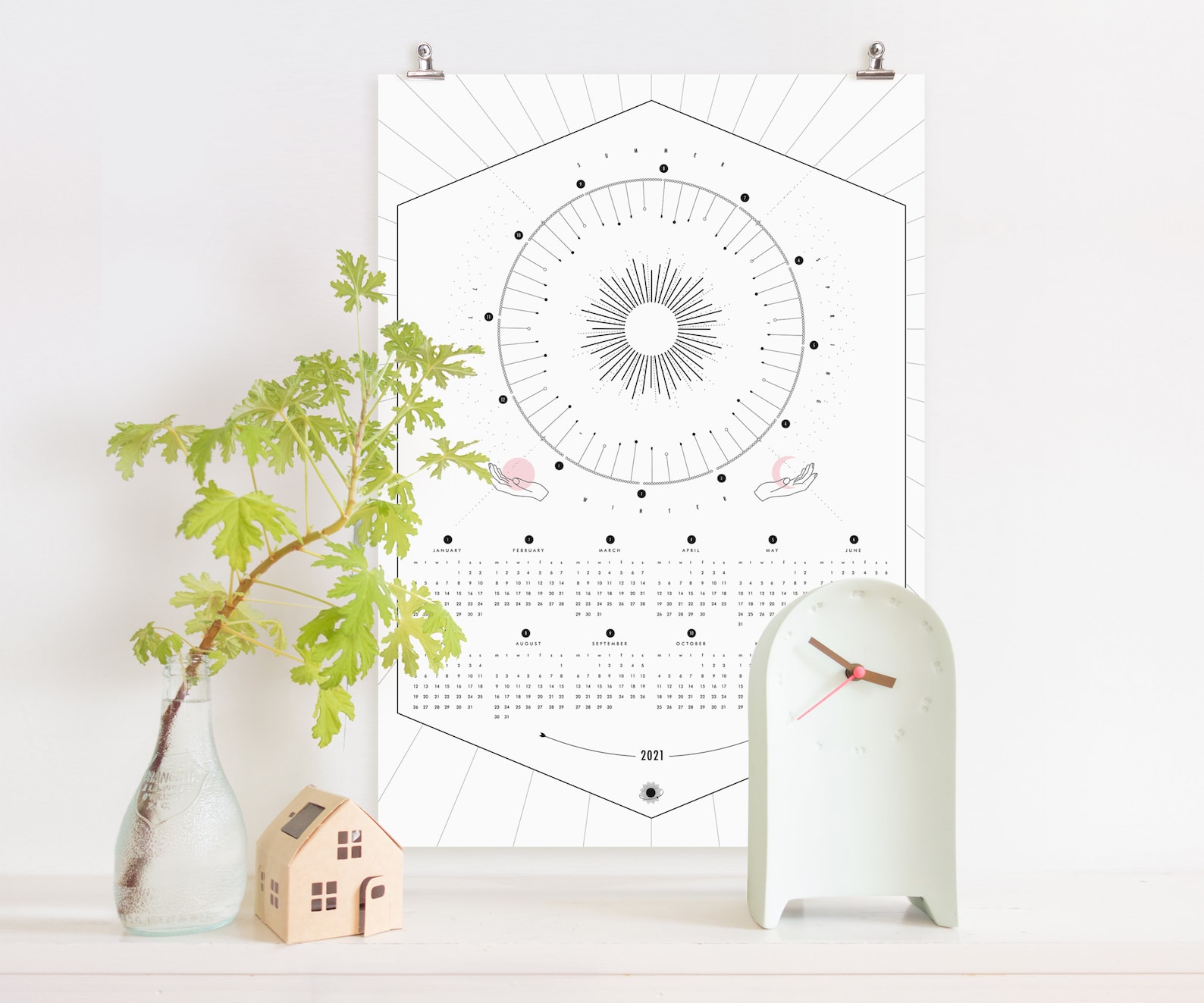 2021-lunar-and-solstice-calendar-digital-printable-calendar-etsy