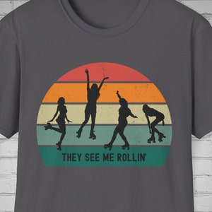 Roller skating t-shirt, Skater Girl tee, Roller skating apparel, Urban skater fashion, Skater Boy shirt, Street tee, Roller Skating Gift