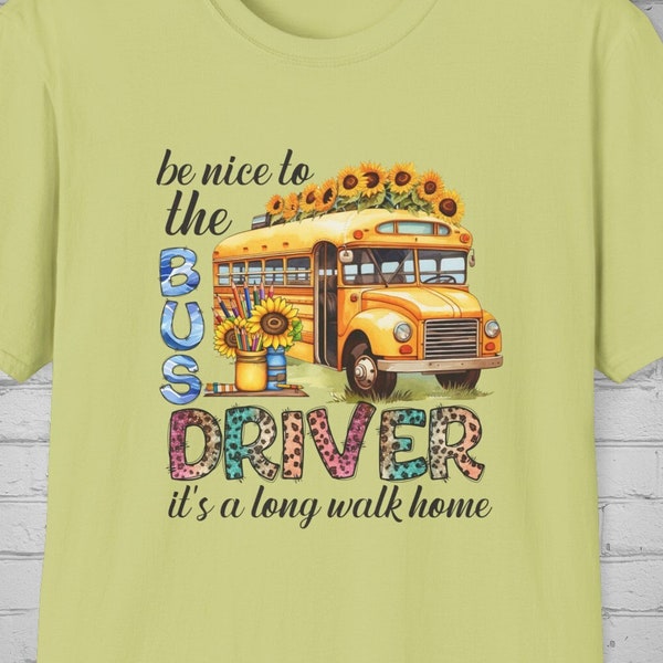 Bus Driver t-shirt, Fumny School bus driver tee, Bus Driver Gift, Roadway fashion, Driver tee