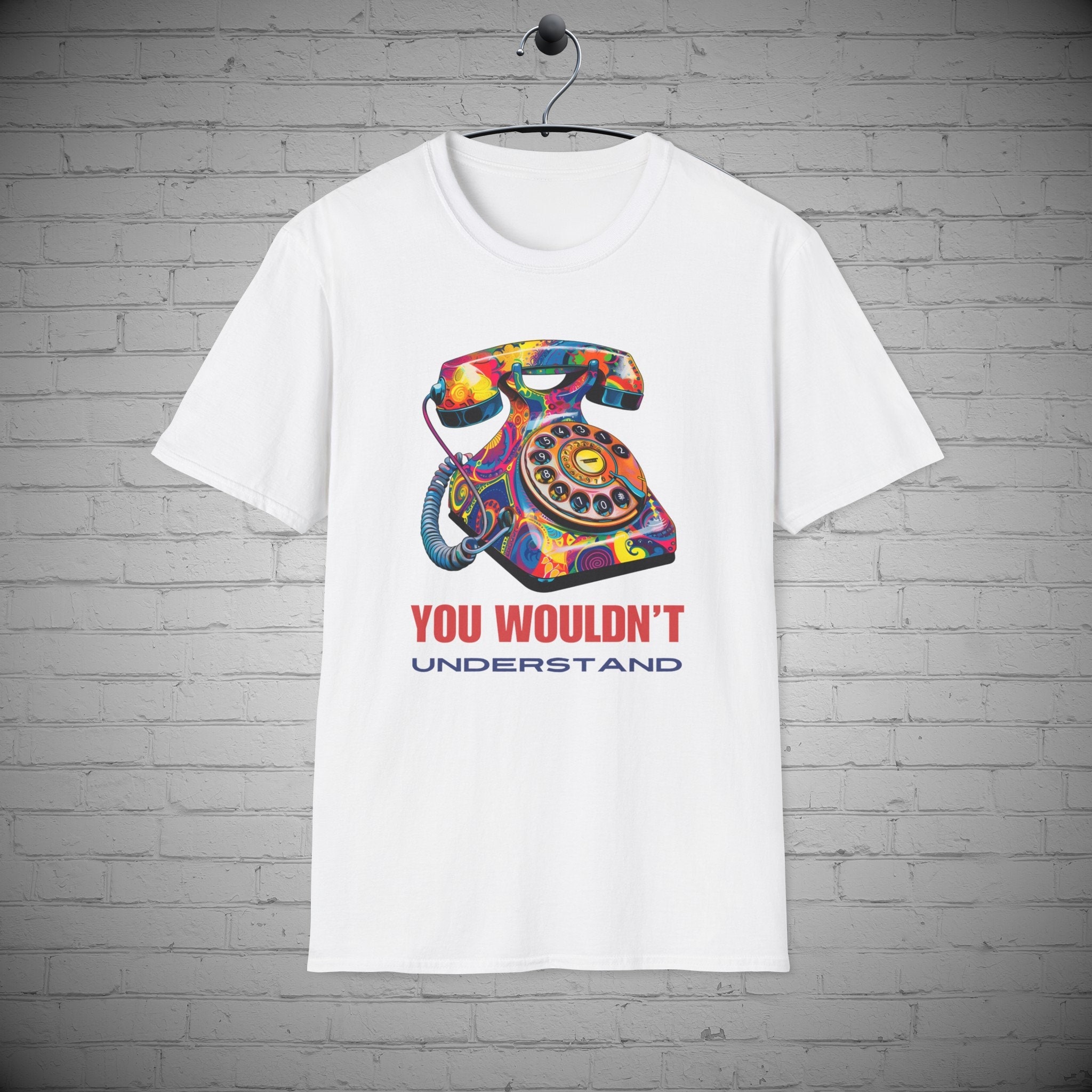 Vintage Telephone T-shirt, Retro Phone Tee, Old School Phone Shirt ...