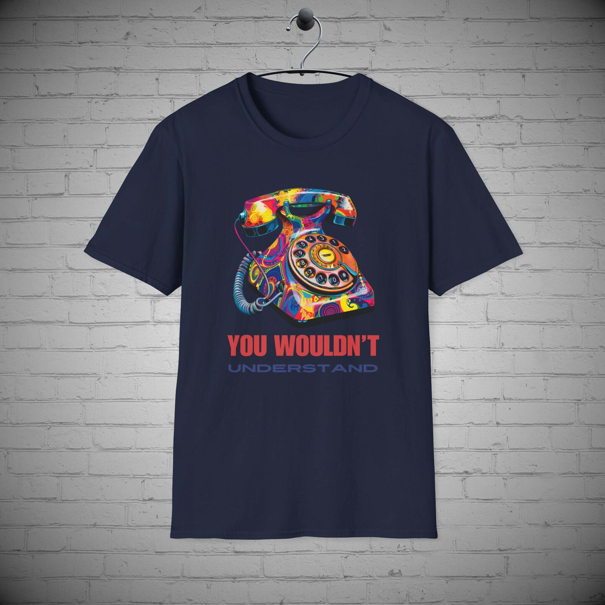Vintage Telephone T-shirt, Retro Phone Tee, Old School Phone Shirt ...