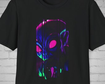 Alien tshirt, Goblincire tshirts, UFO tees, Space apparel, Sci-fi fashion, Space shirts, Roswell tee, Cosmic shirts, Extraterrestrial