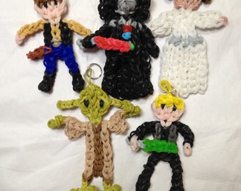 Star Wars ornaments, Darth Vader, Yoda, Luke Skywalker, Han Solo, Princess Leia, C3PO, R2D2, BB8, Stockings, Party Favors, Gifts,