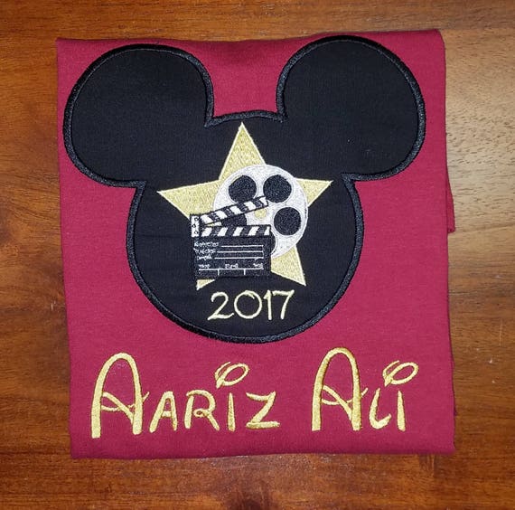 Mickey Mouse Movie Theme Hollywood Studios Design Disney Etsy