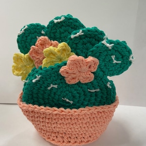 Cactus Coaster Set CROCHET PATTERN