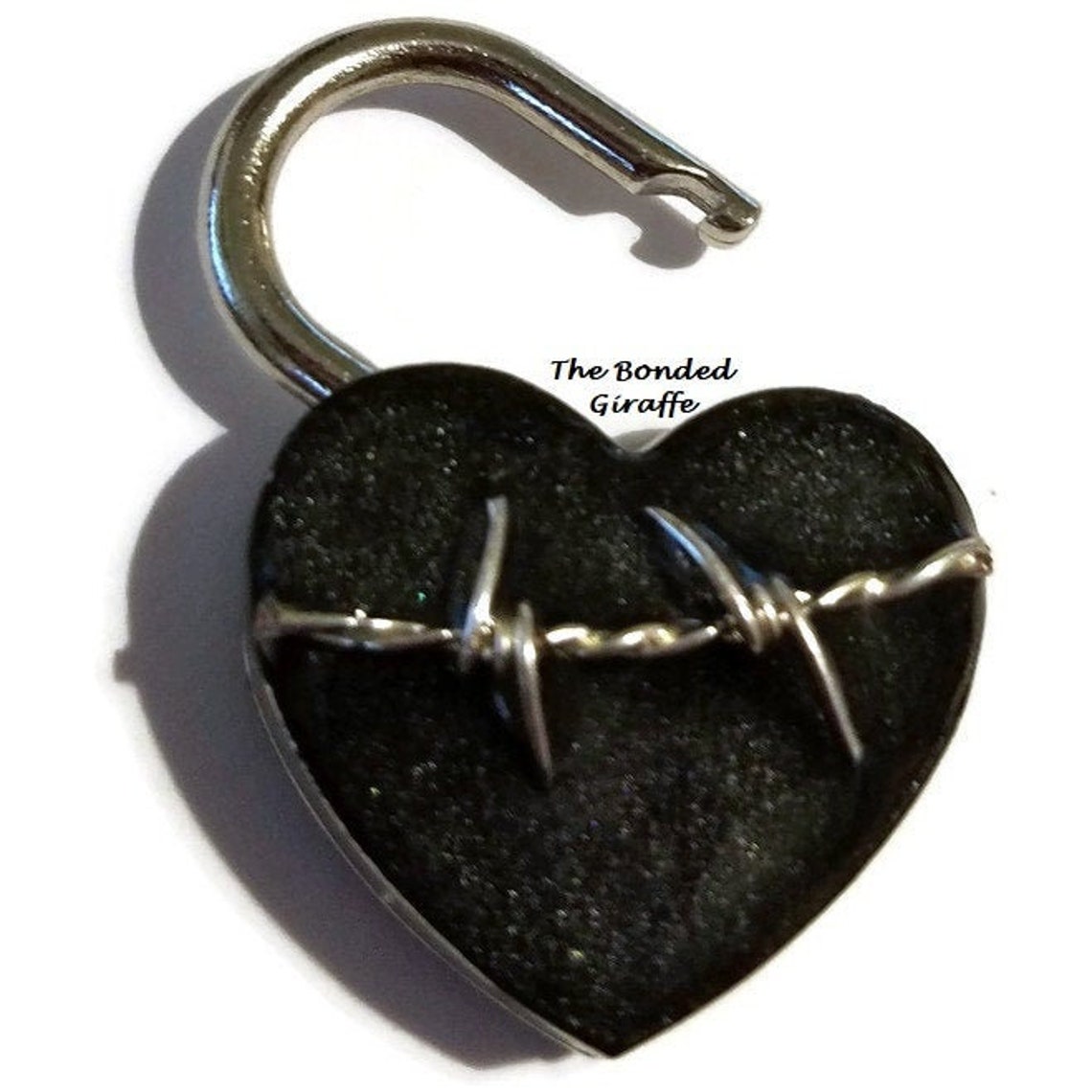 Barb wire/barbed wire love lock wedding lock fetish bdsm Etsy