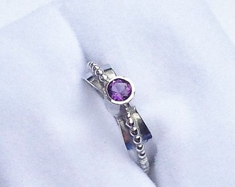 Sterling Silver and Amethyst Ring