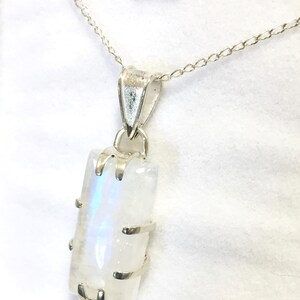 Moonstone and Sterling Silver Pendant image 2