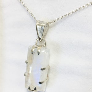 Moonstone and Sterling Silver Pendant image 4