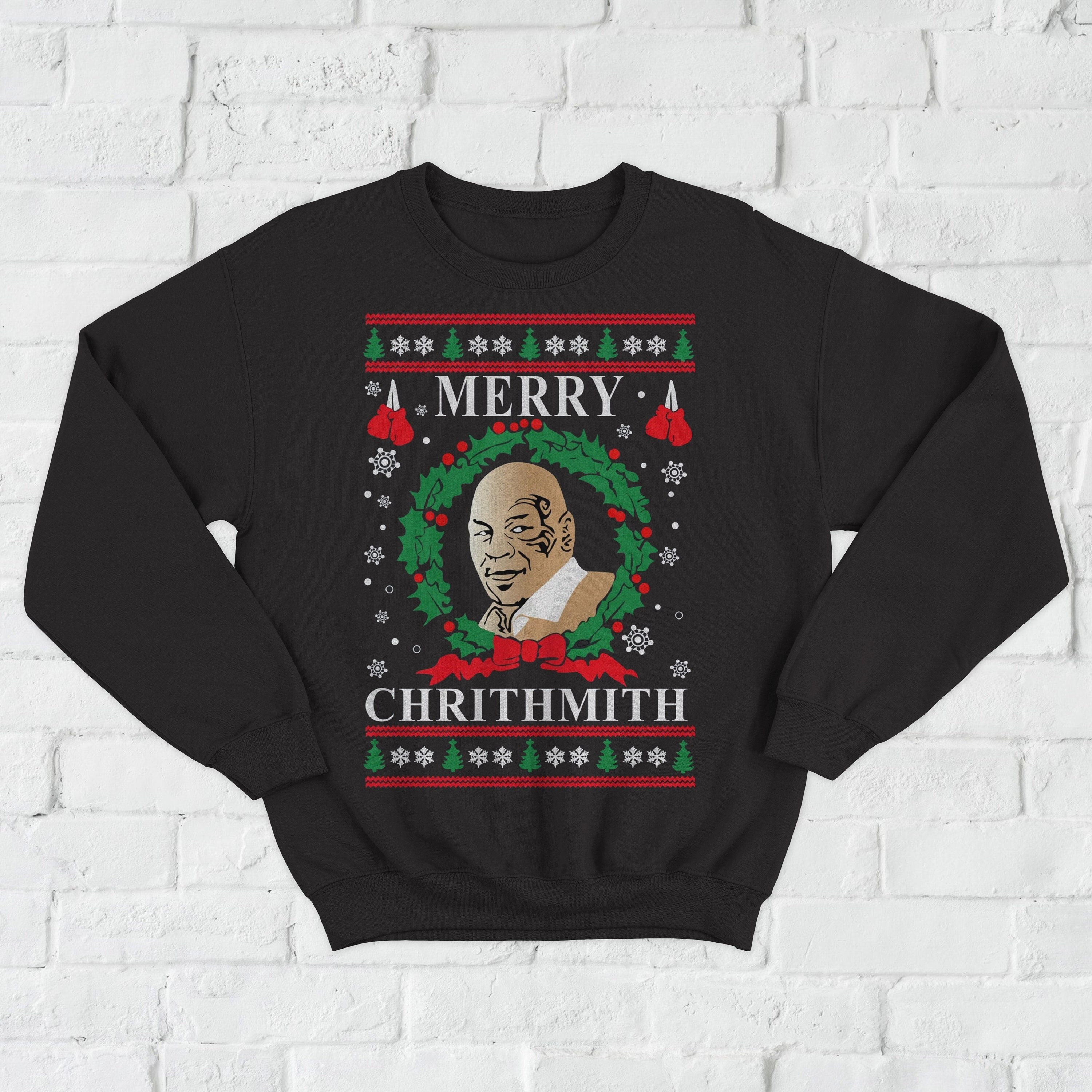 Mike tyson merry chrithmith cheap sweater