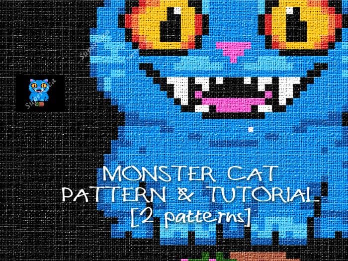 36 Cat Blanket Crochet Patterns: Cozy, Graphic, and Granny-Square Designs 24 Monster Cat C2C Crochet Blanket Pattern: Graph & Written
